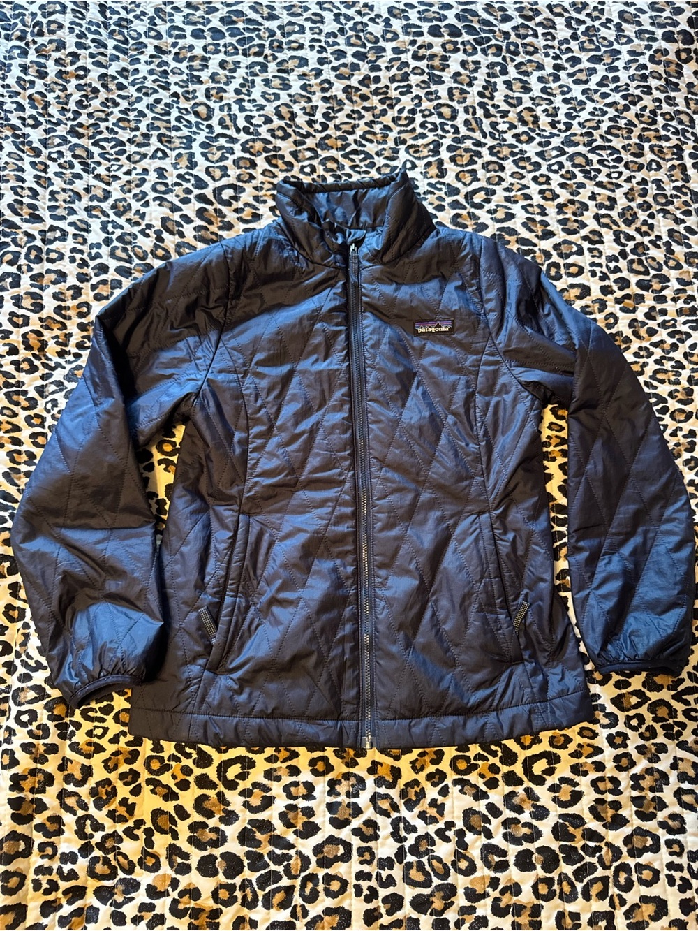 Patagonia Kids Dark Navy Quilted Insulated Puffer Jacket